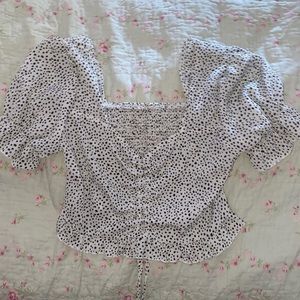 SHEIN drawstring shirt